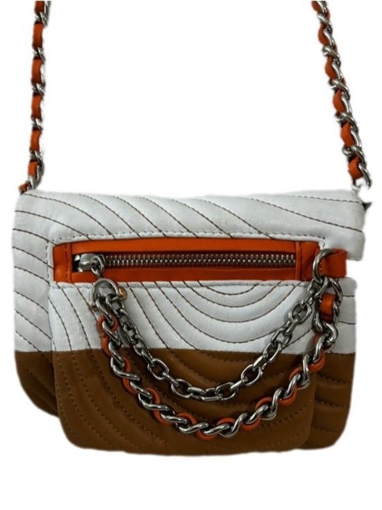 henri bendel Handbags - Henri Bendel Rare 3 Color (Color Block) Leather leather & chain Crossbody Bag
